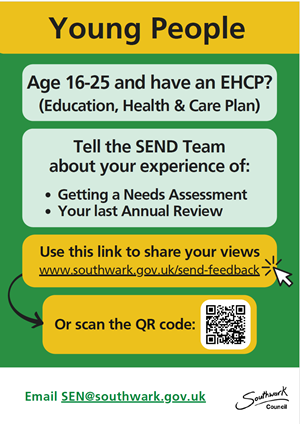 SEND feedback young people